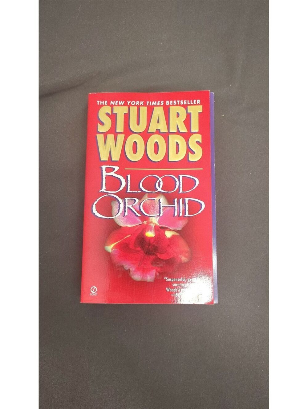 Stuart Woods Blood Orchid Holly Barker Thriller Mystery Paperback Novel